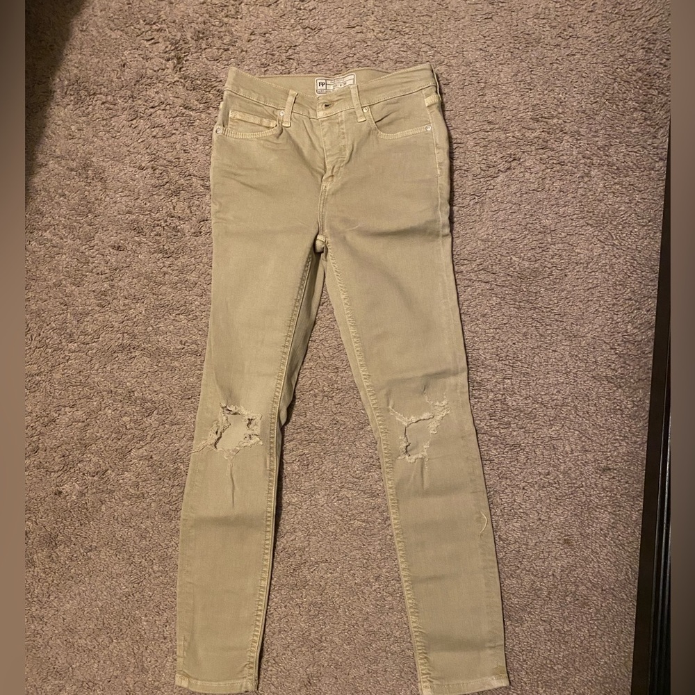 Free people khaki jeans